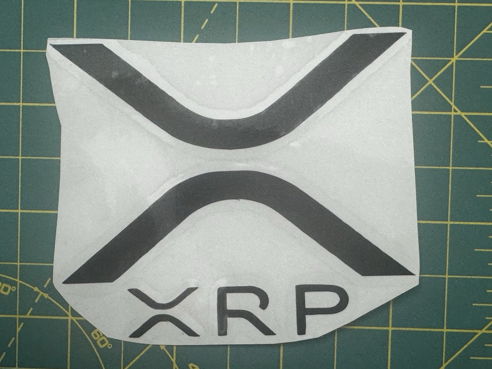 XRP Decal Sticker Digital Currency Crypto 2.625”x3” 651 Oracle Vinyl Ripple