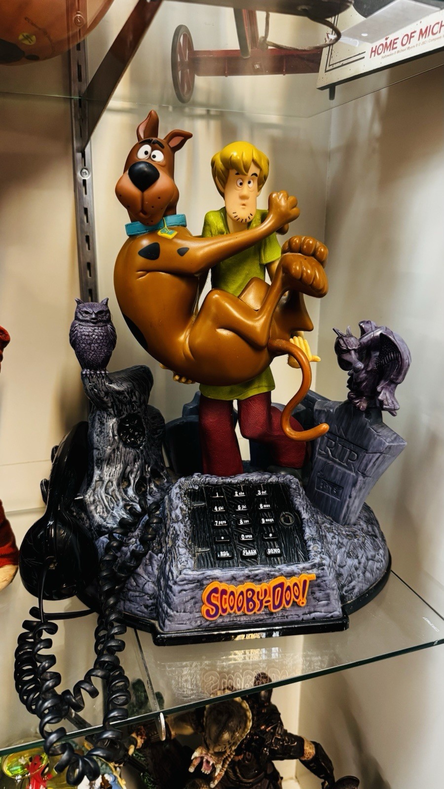 Scooby-Doo Telemania Animated Spooky Graveyard Phone Vintage 2000 Not Working