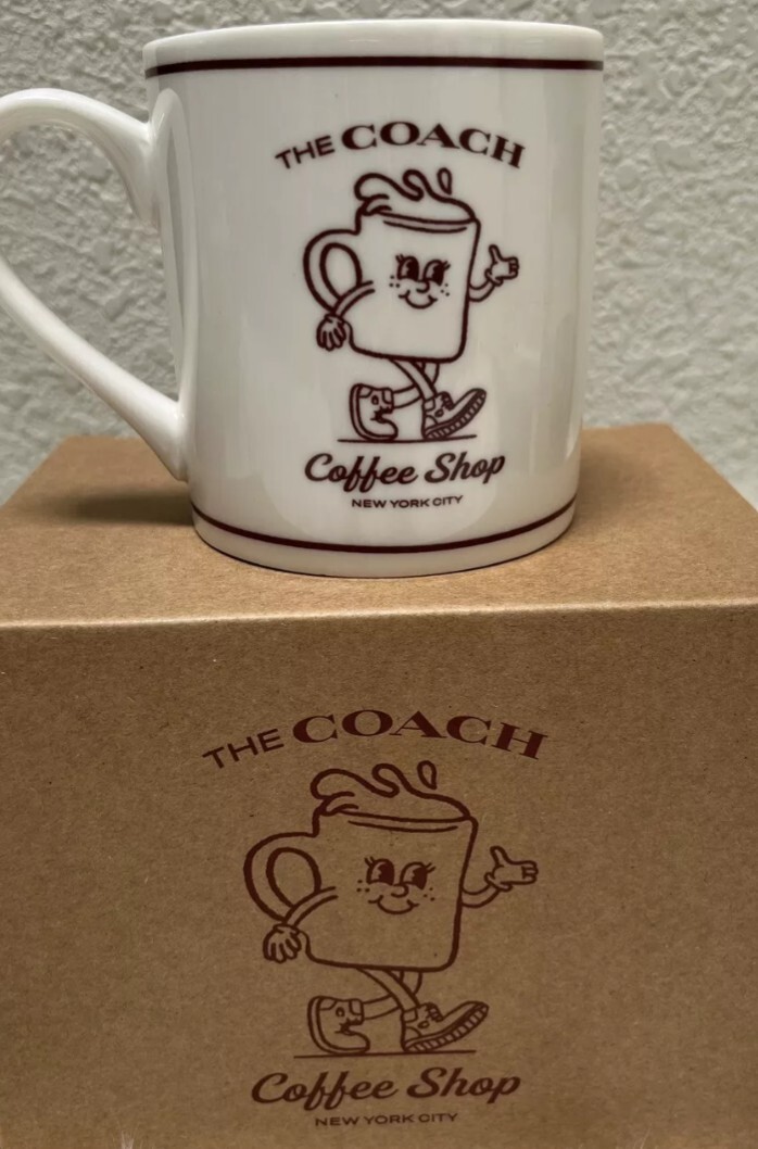 Coach Coffee Shop Mug NEW WITH BOX