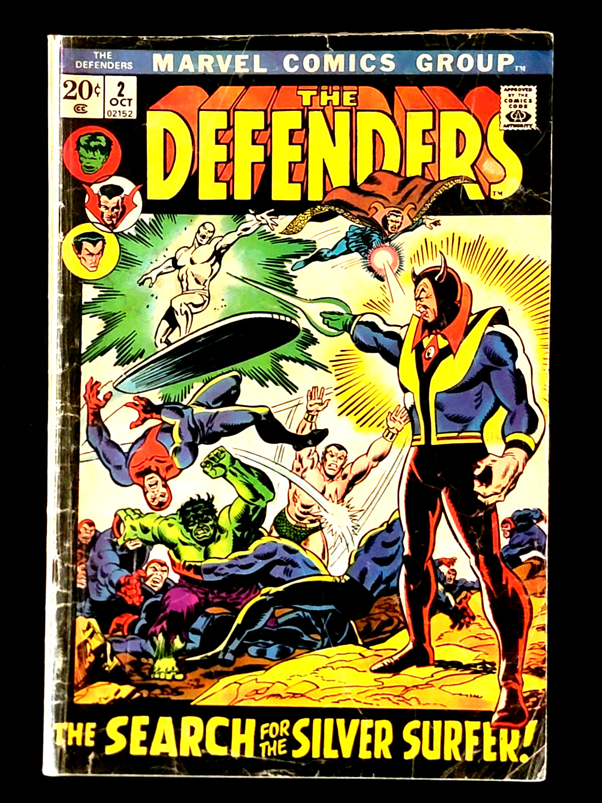 Defenders #2 (Oct 1972, Marvel)