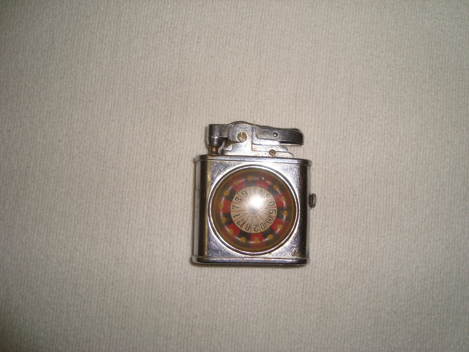 Vintage 1950s Monte Carlo Lighter the Lighter &  Roulette Wheel Working cond.