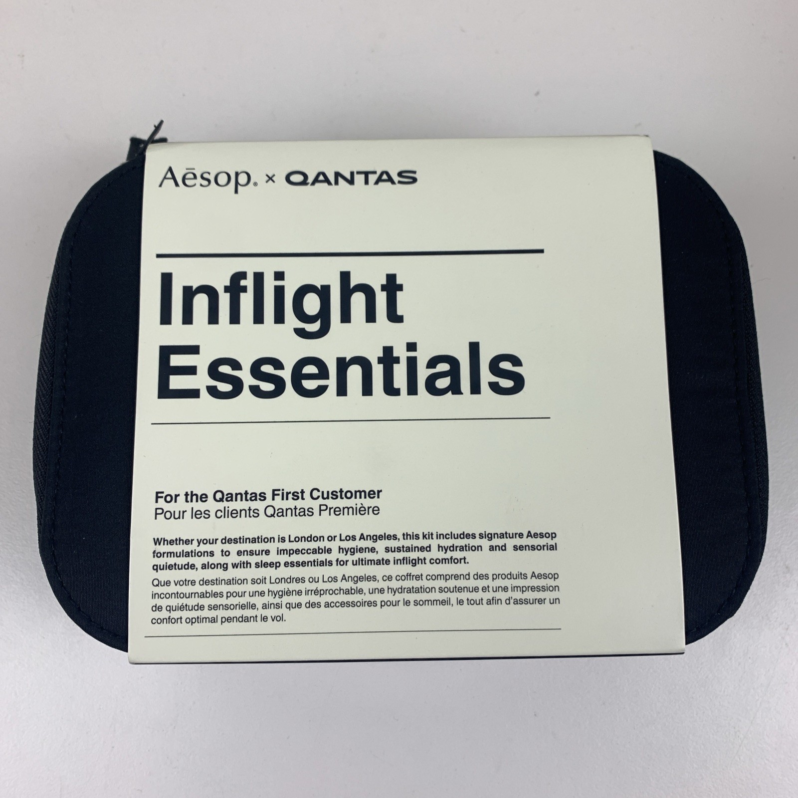 Aesop x Qantas Inflight Essentials First Class Amenity Kit Brand New 2026