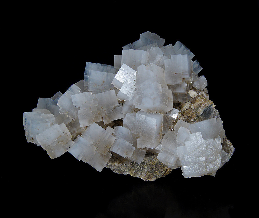 Halite crystals on matrix from Pepita Mine - Spain