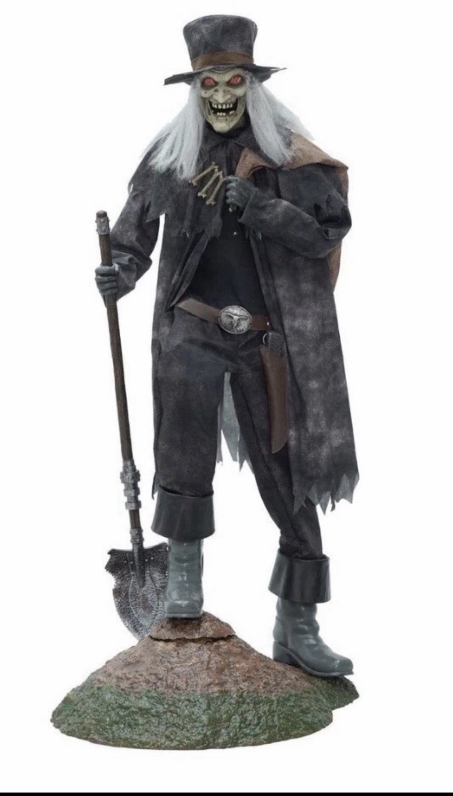 Grave and Bones Animated LED Gravedigger 6.5 Ft