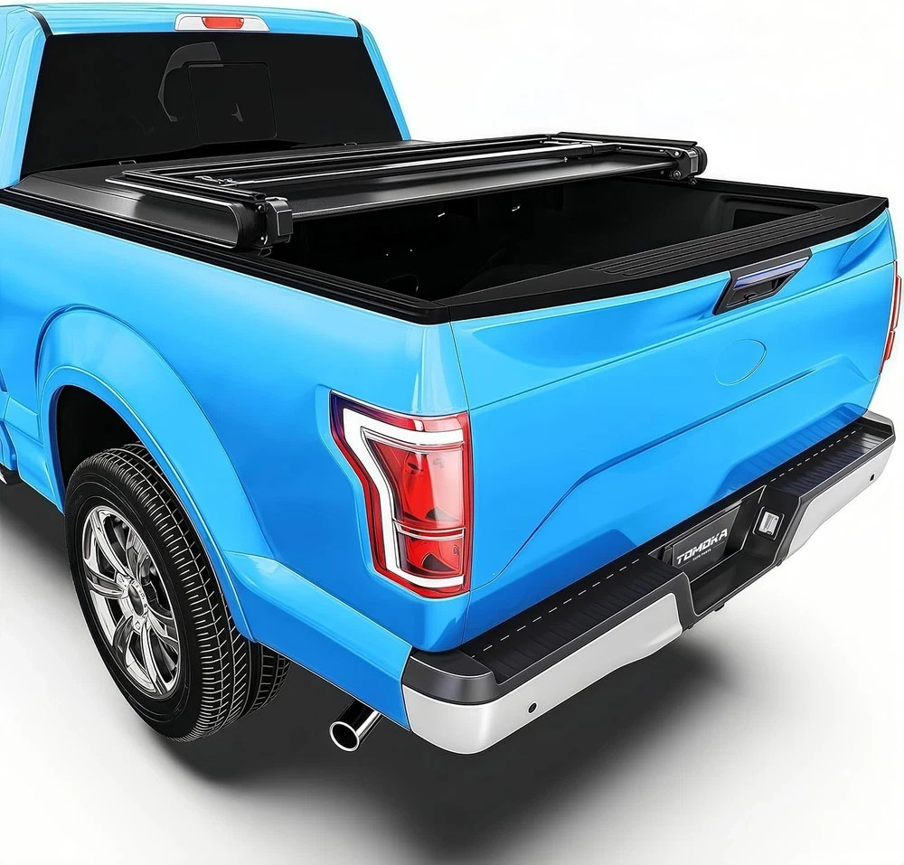 Soft Tri-Fold Tonneau Cover for 2004-2026 Ford F-150, 5.5Ft Bed