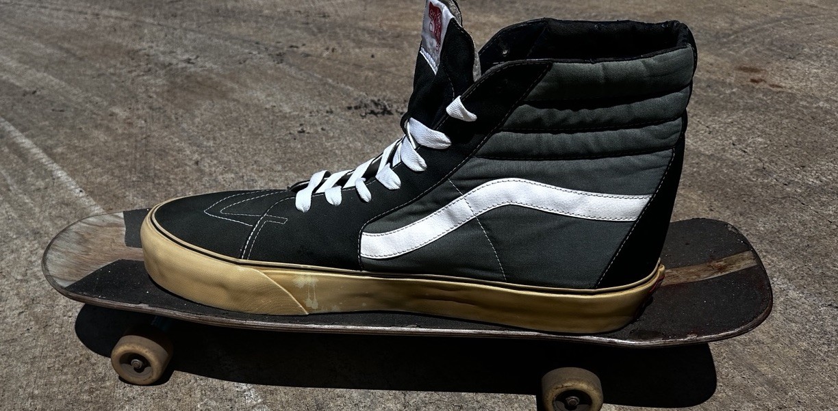 Unique Vans SK8 Hi Display Shoe Size 66? 22”x9”x 11” Epic And Rare