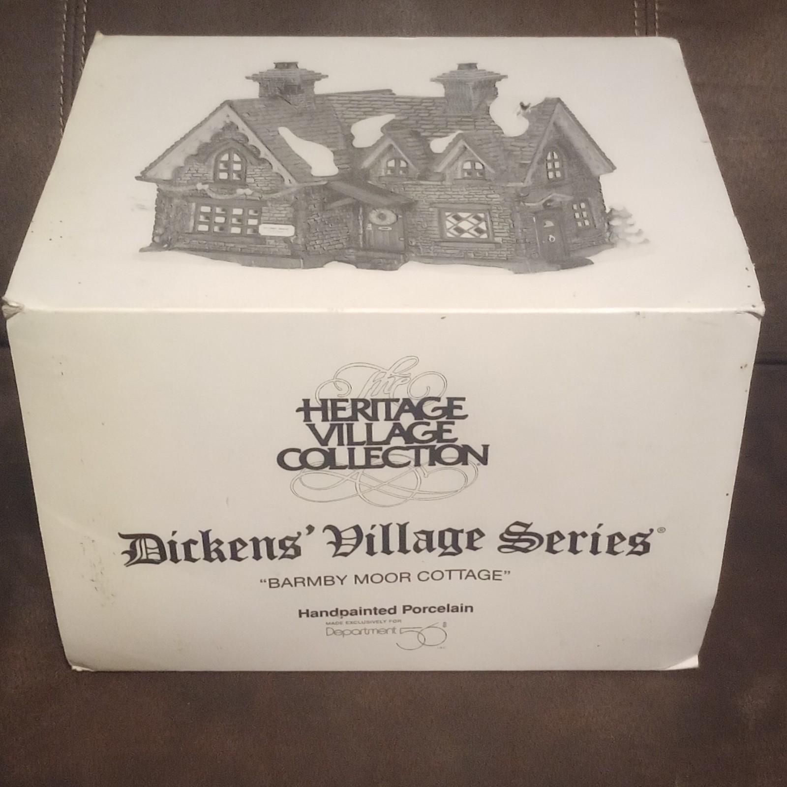 Vintage 1997 Dept 56 Dickens Village Heritage Barmby Moor Cottage #58324