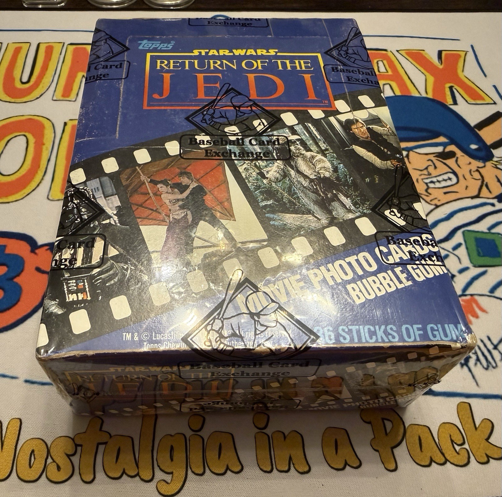 1983 Topps Return of the Jedi Wax Box Series I BBCE Authenticated And Sealed