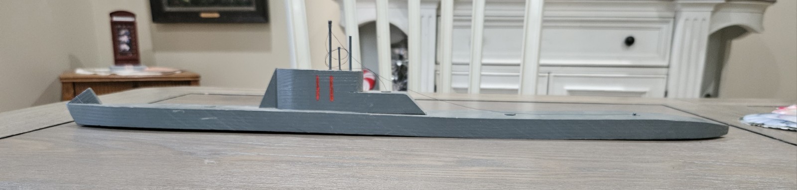 WWII GERMAN U-BOAT SUBMARINE IDENTIFICATION MODEL