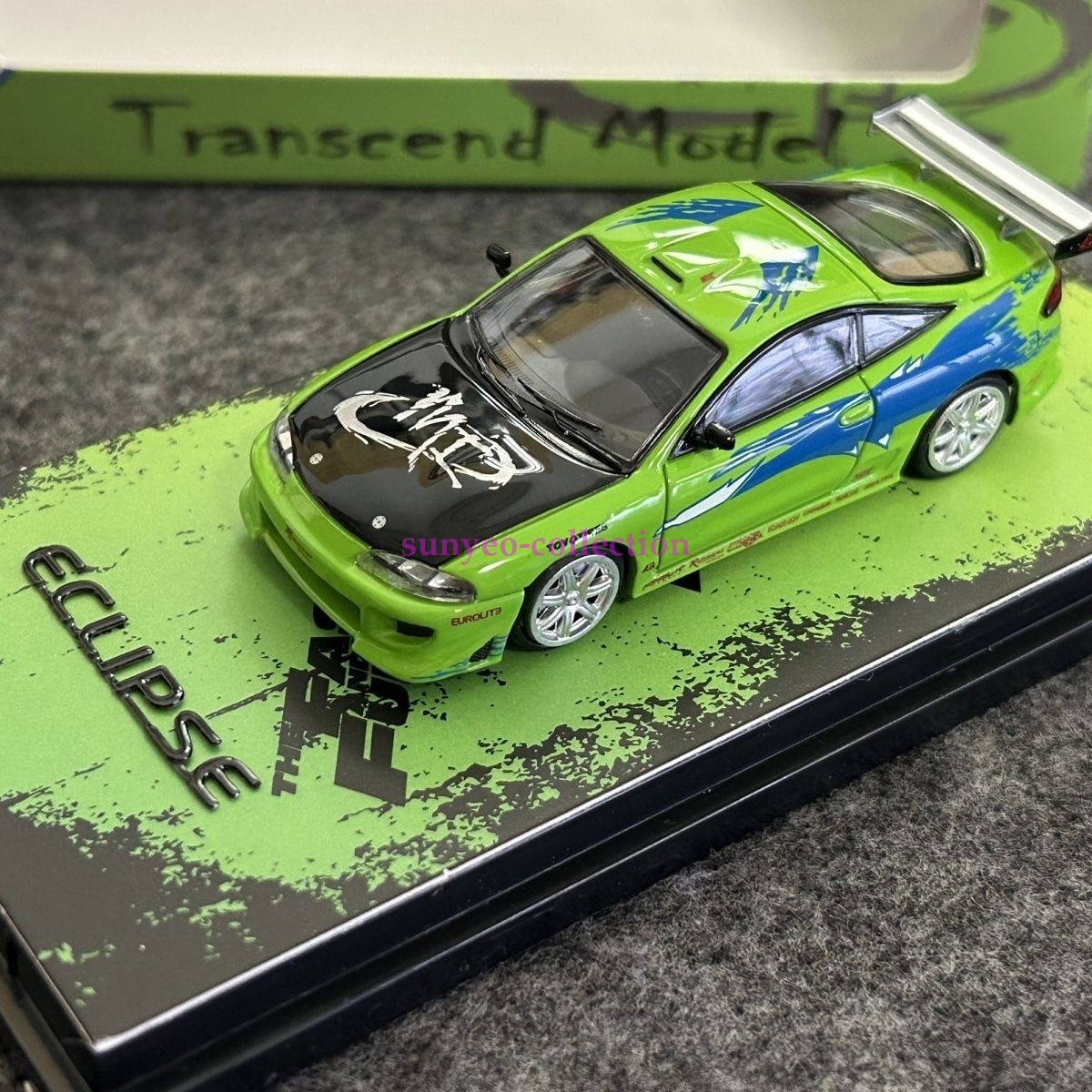 1/64 Eclipse Paul Walker Transcend Model - Rare JDM Collectible Diecast Car