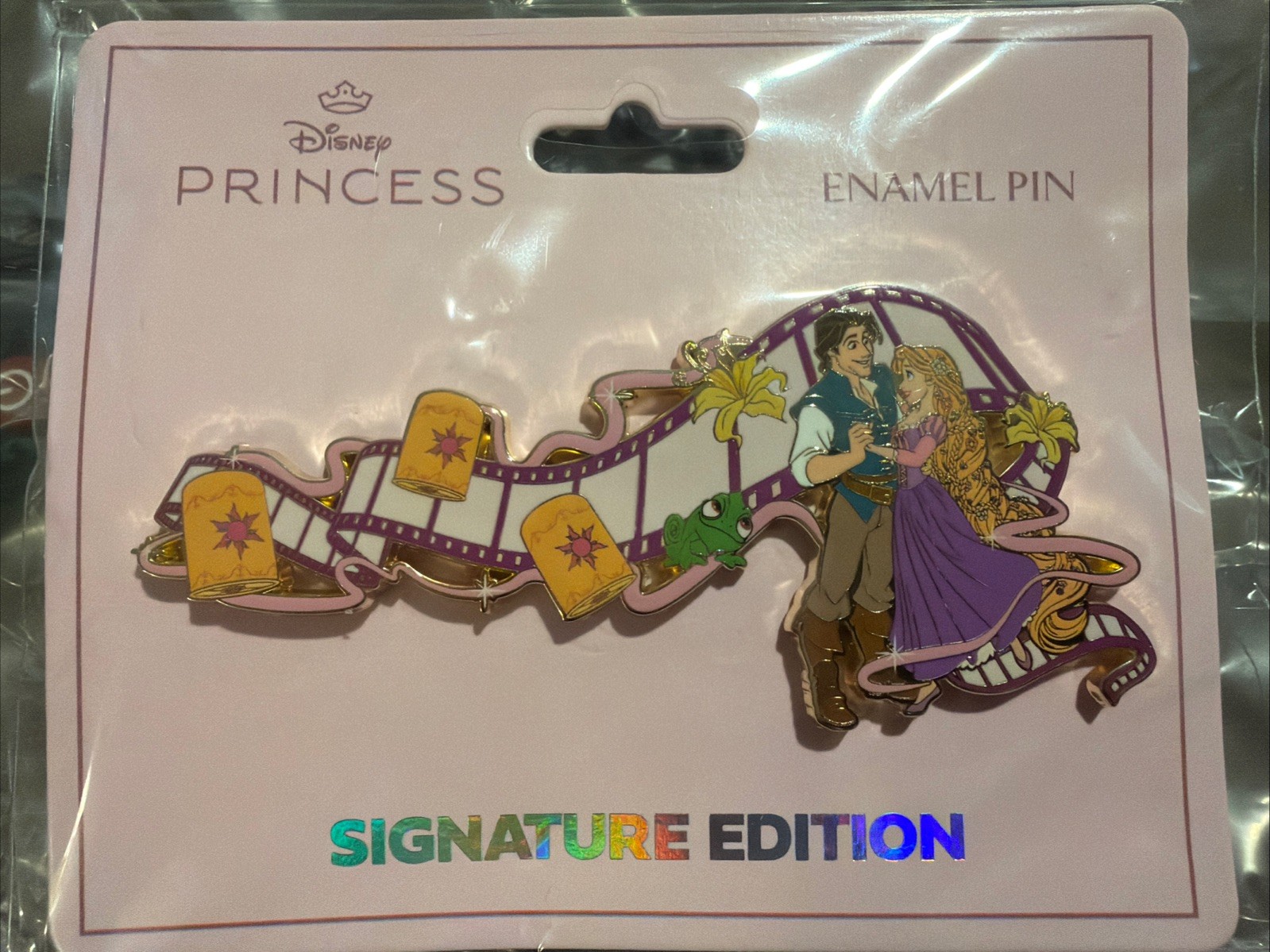 PALM Disney Magic of the Movies Rapunzel Tangled Jumbo Pin Confirmed LE 2000