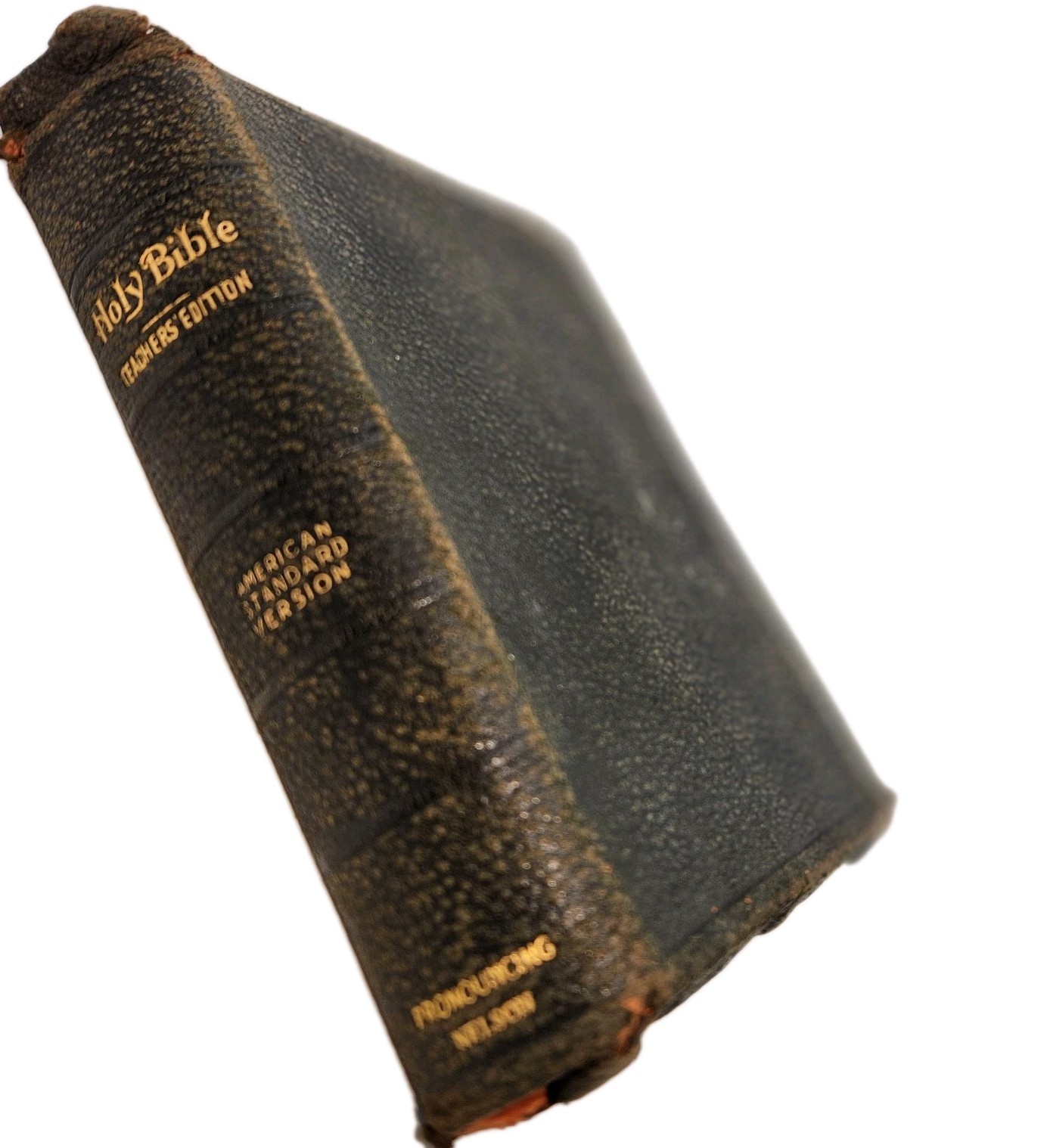 Antique 1901 Thomas Nelson Holy Bible Teacher’s Edition Standard Old New Testame