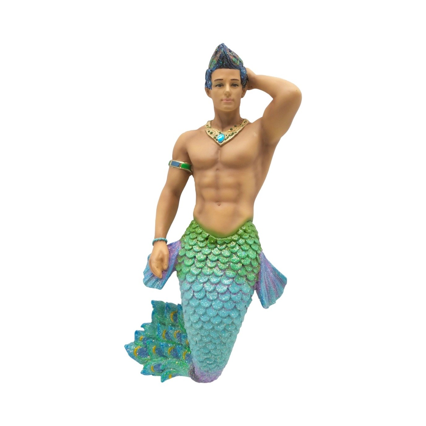 December Diamonds Emerald Merman Christmas Ornament Resin Decoration 5555170