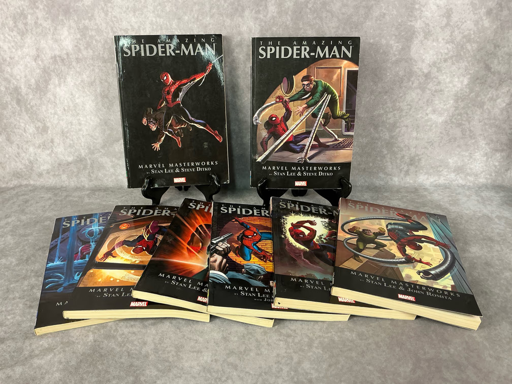 Marvel Masterworks: The Amazing Spider-Man Volumes 1-8 TPB Comic Book Set