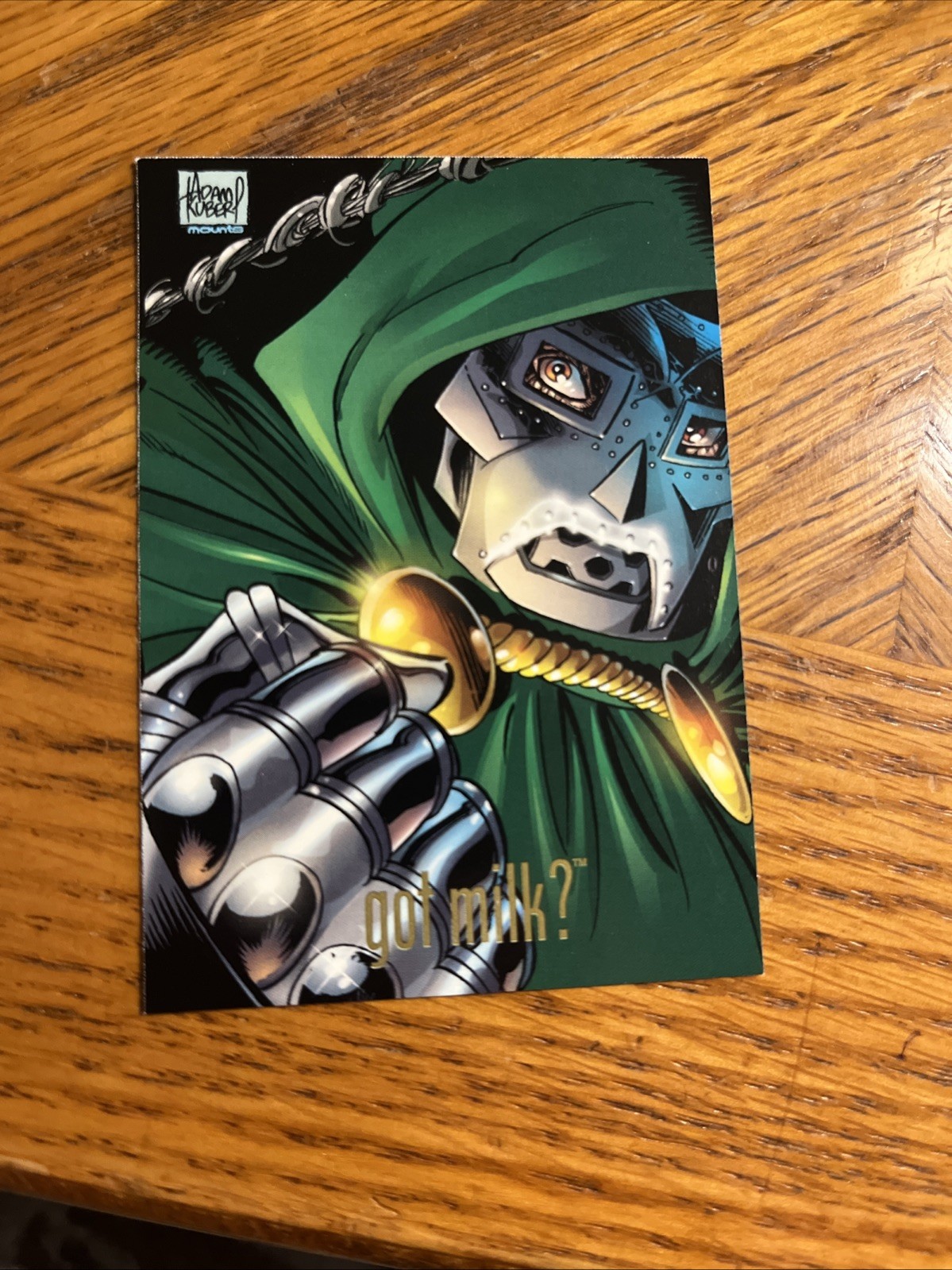 Rare 1999 Marvel DOCTOR DOOM Comics Card Got Milk? Promotion Dr Doom No # Promo