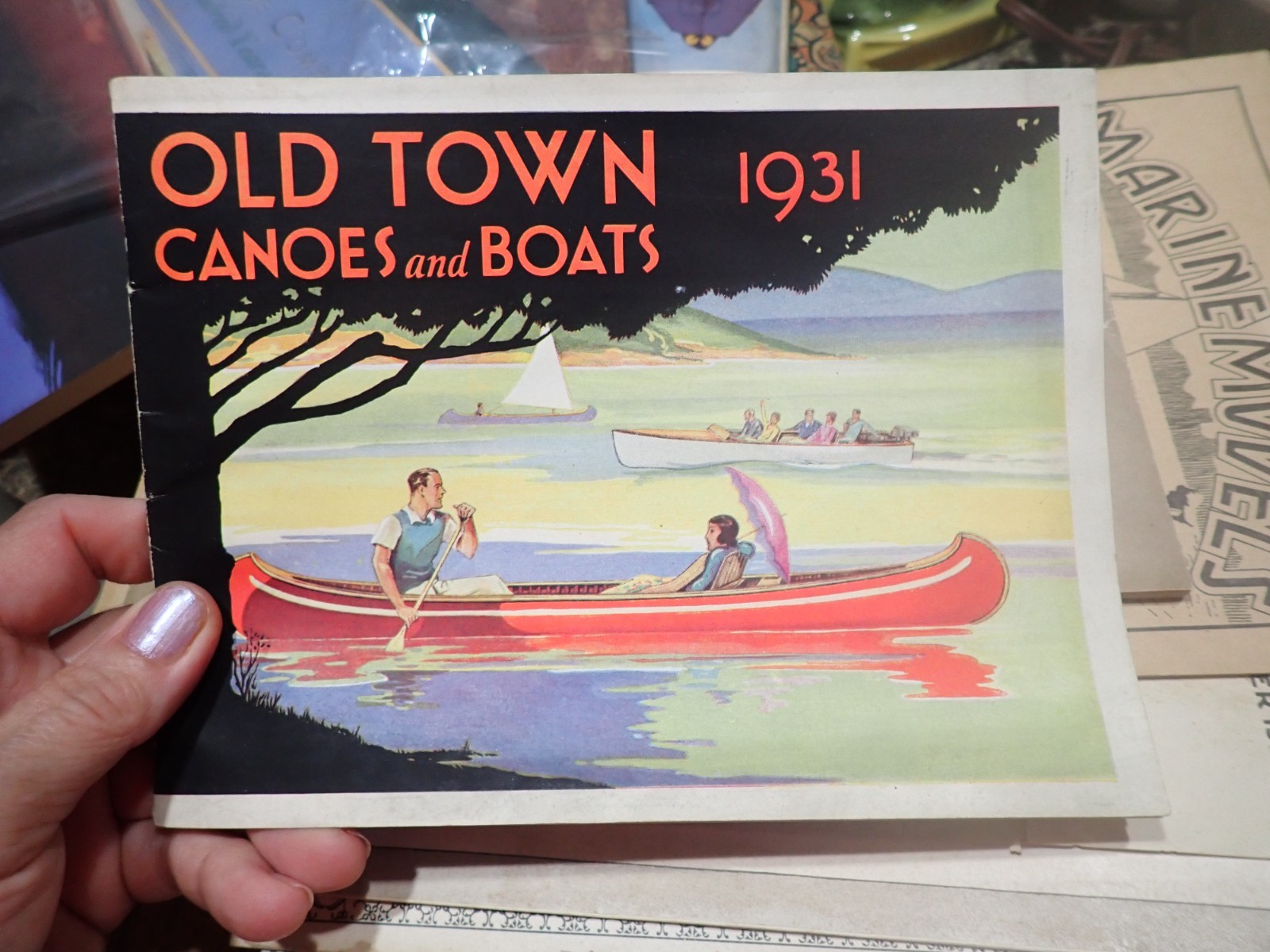 Vintage 1931 OLD TOWN MAINE CANOES & BOATS Catalogue - Original