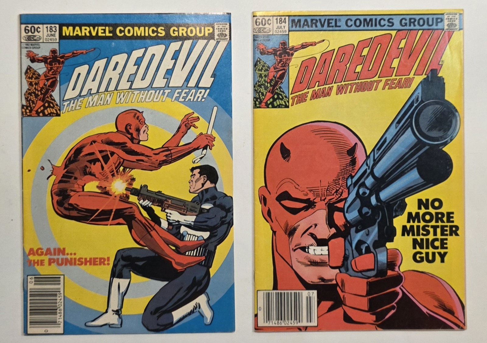 Daredevil #183 184 - Vol. 1 1982 Marvel Comics - Lot of 2