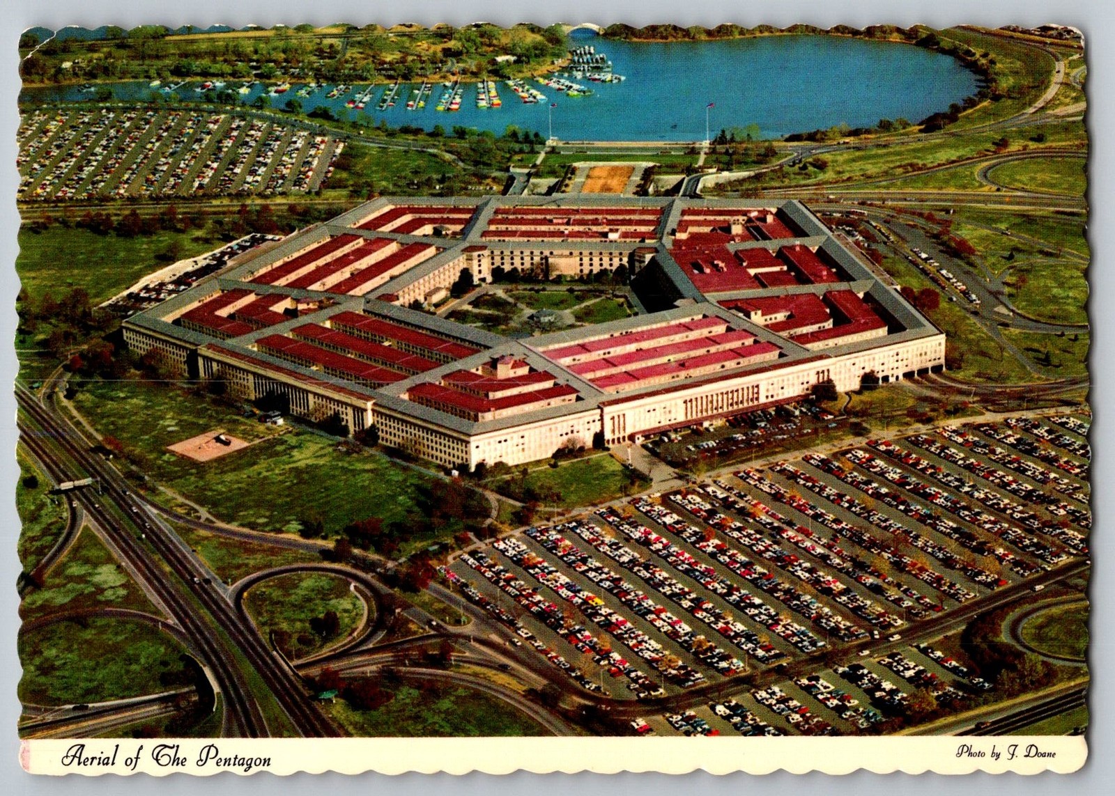 Postcard - Aerial Of The Pentagon