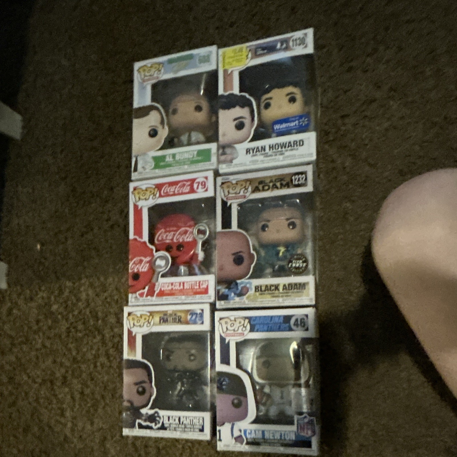 Funko Pop Vinyl Mixed Lot 6-Pack Walmart Exclusive Al Bundy Black Adam