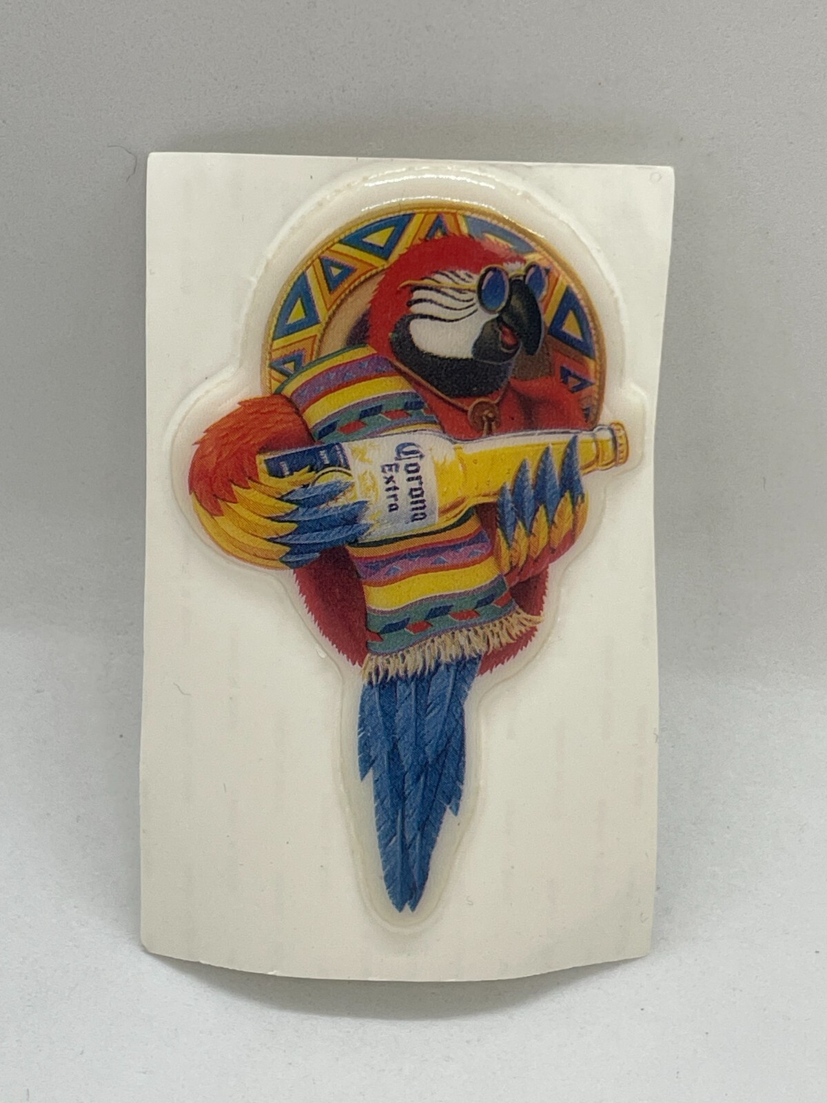 Corona Extra Parrot Puffy Sticker