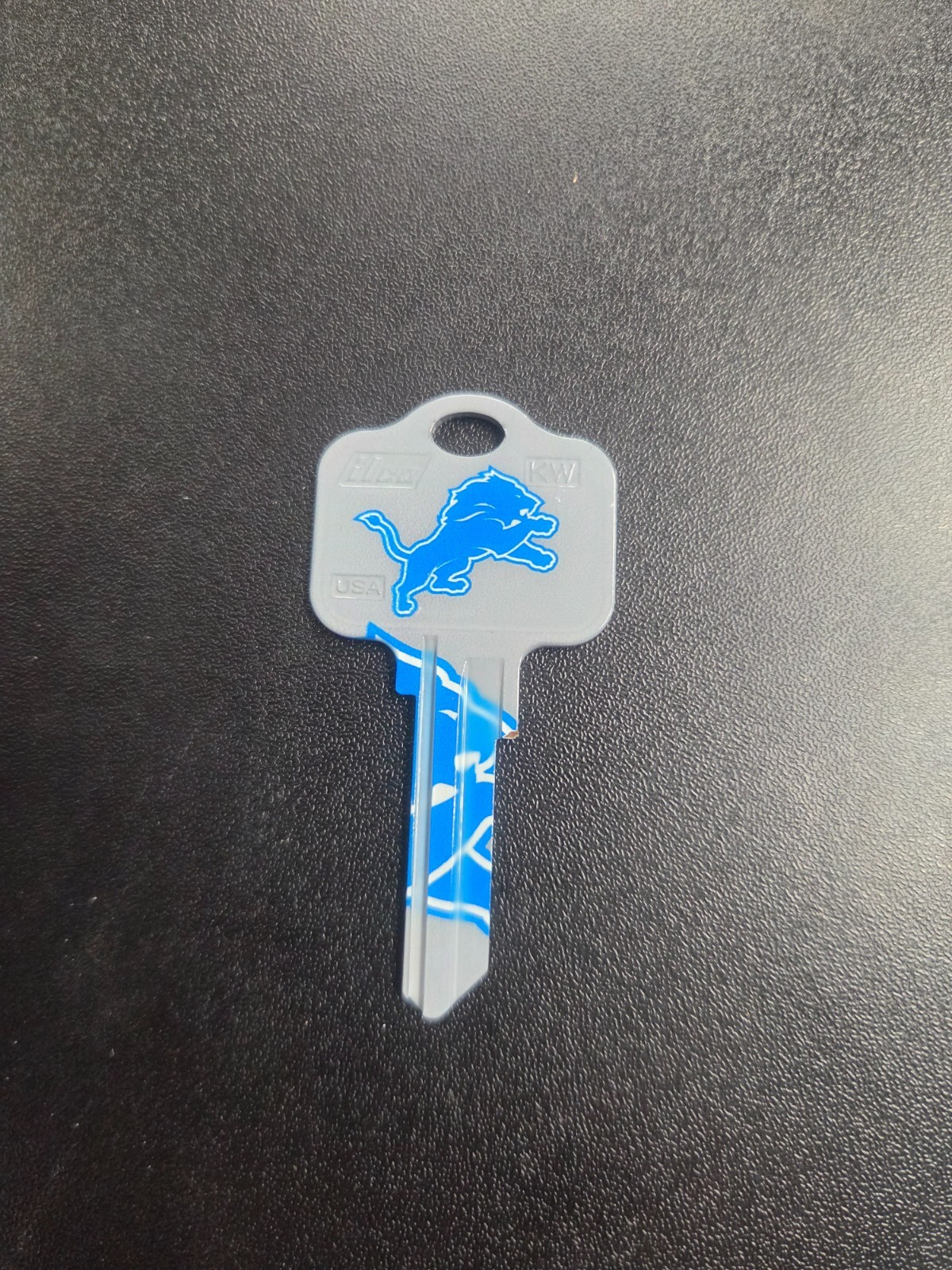 NFL DETROIT LIONS KWIKSET KW1/KW10 KEYBLANK - READ DETAILS BELOW