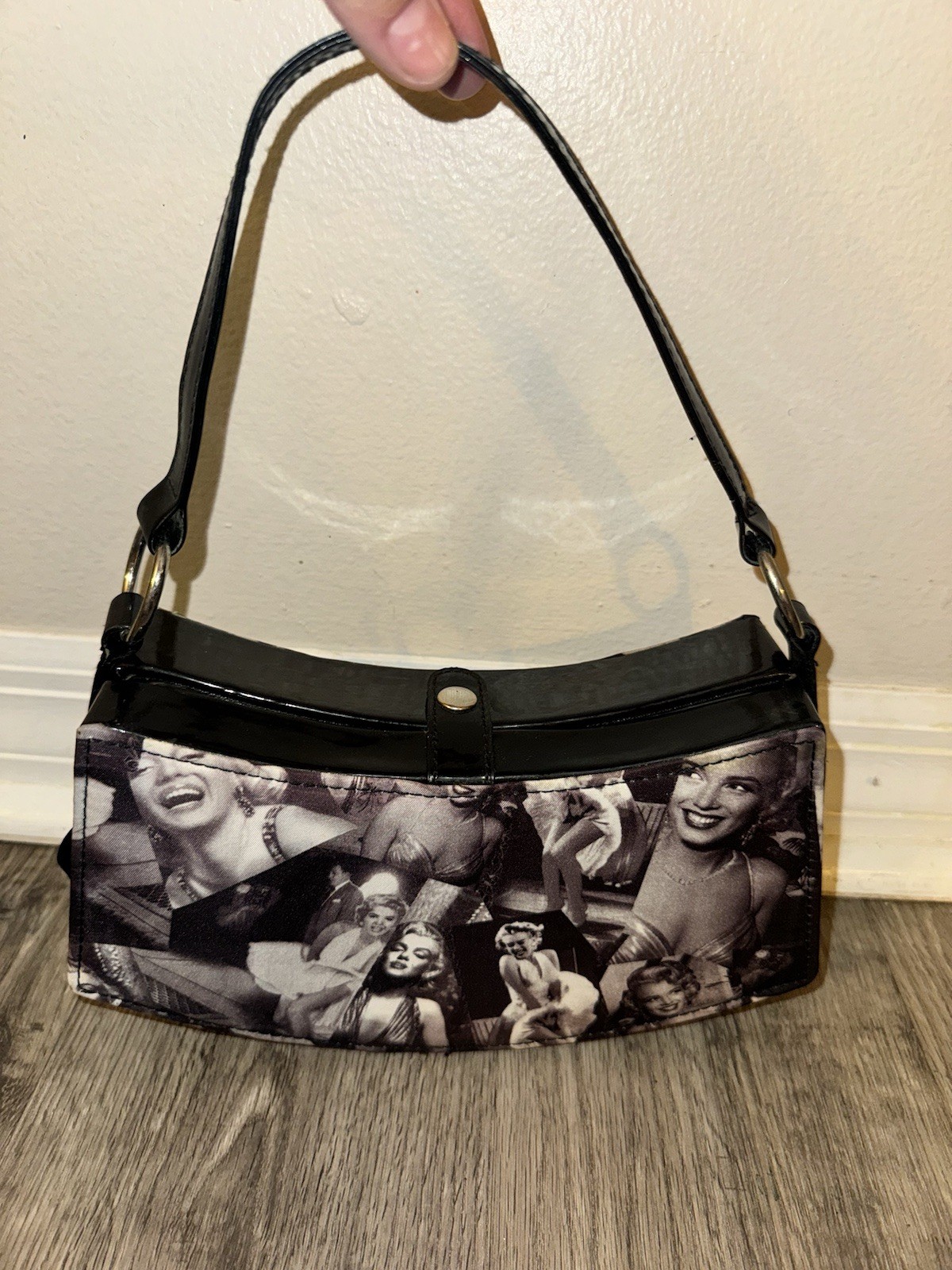 Vintage Marilyn Monroe Makeup Cosmetic Purse Bag Set Beauty Institute Makeup