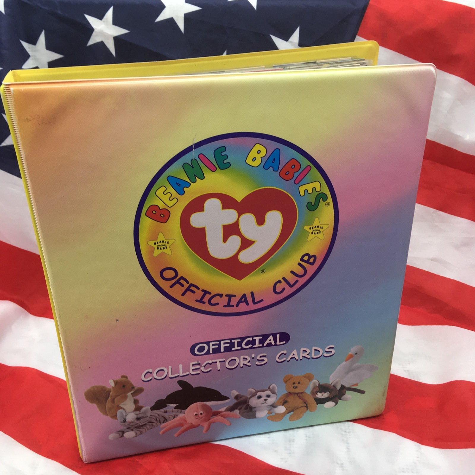 Ty Beanie Babies Official Club Collector's Cards Binder 150+ Cards (Pictured)