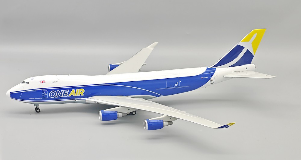 Inflight IF744HC0526 One Air Boeing 747-400F G-ONEF Diecast 1/200 Model Airplane