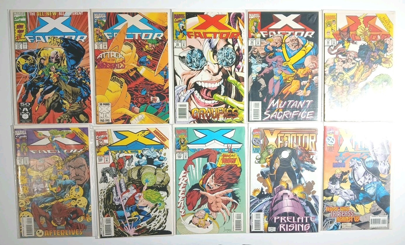 X-Factor Marvel Comic Book Lot