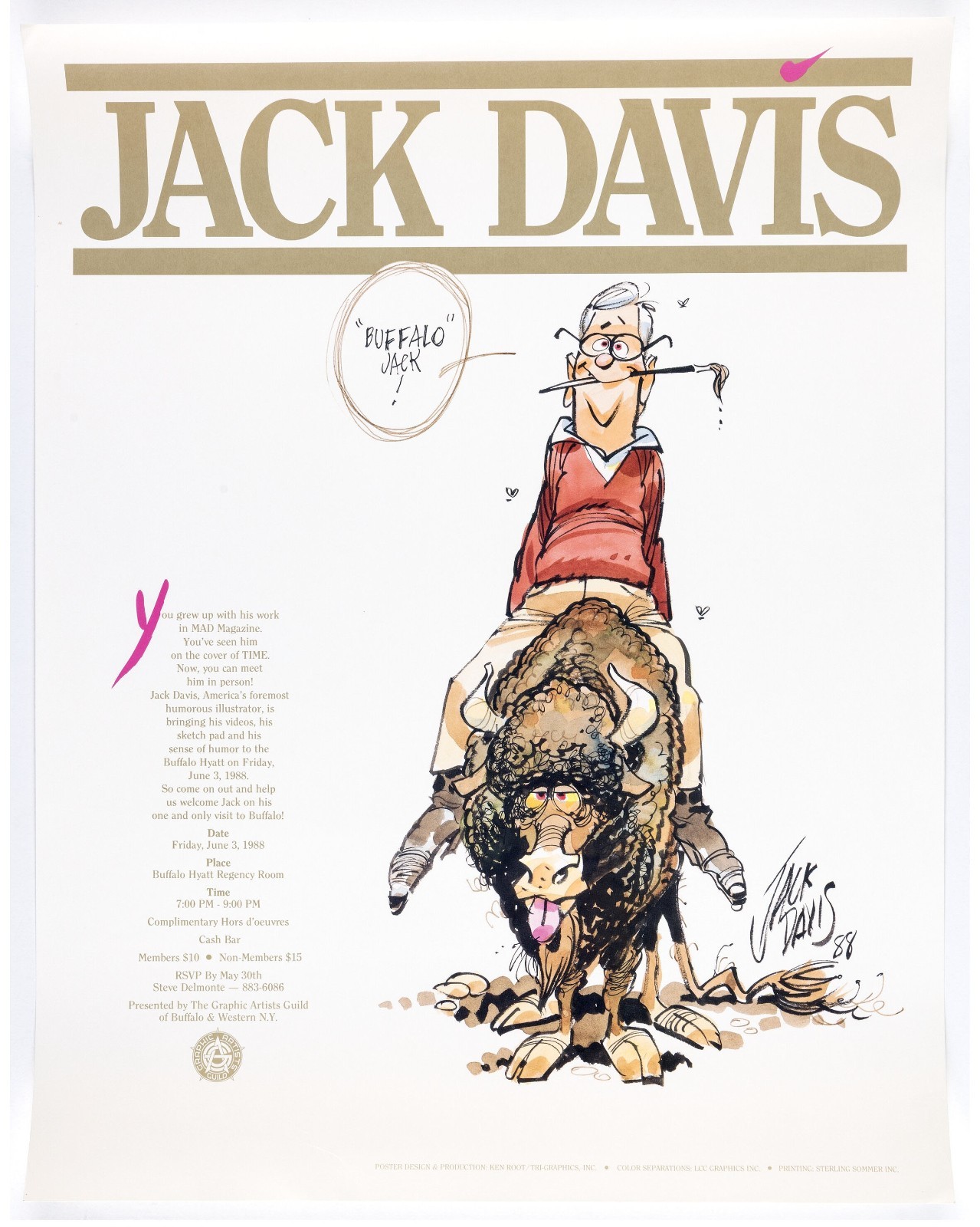 Jack Davis Promotional Poster Vary Rare