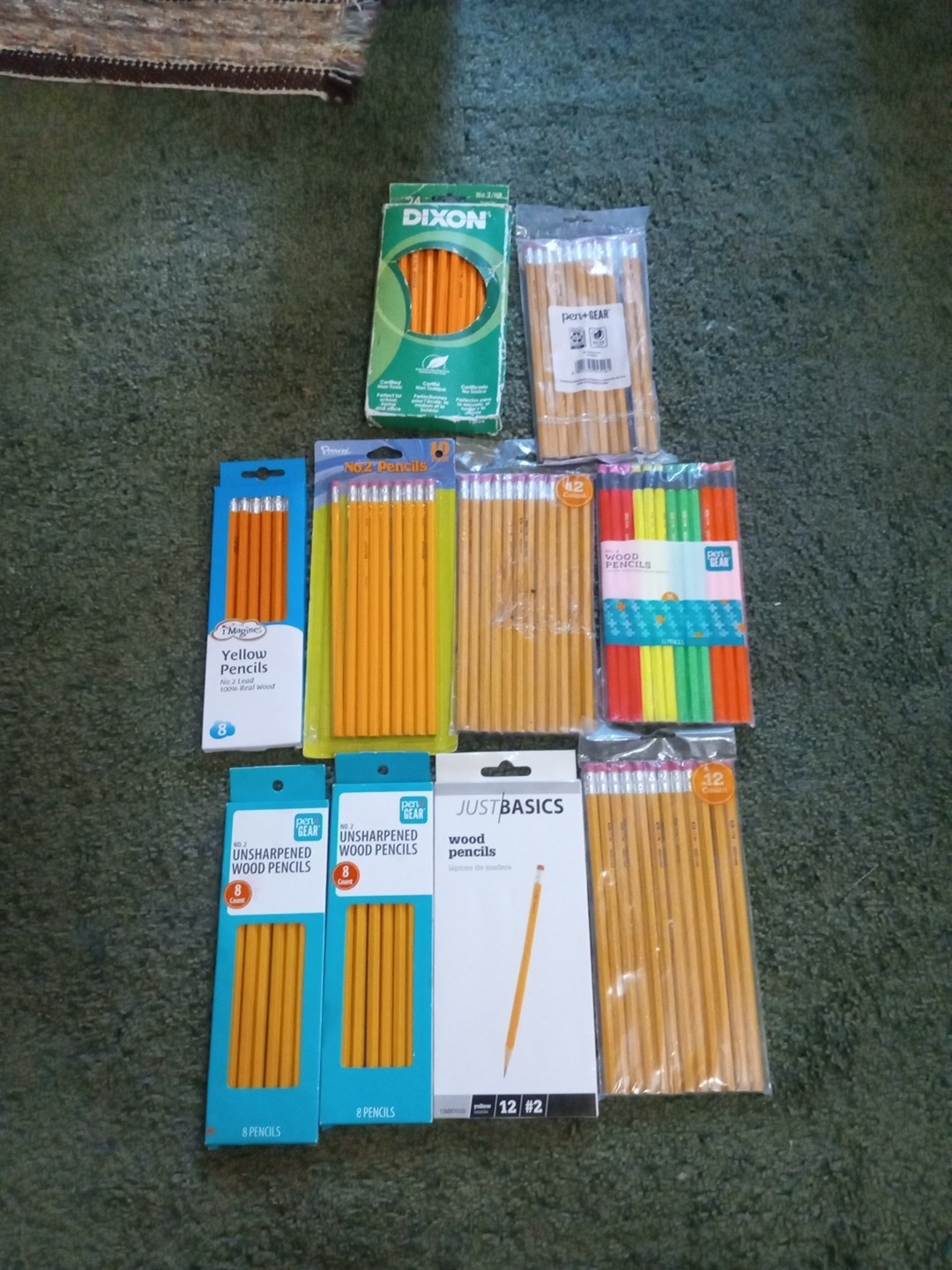 109 Unused Pencil Multiple Packs/Brands Unopened And Opened Perfect Unsharpened