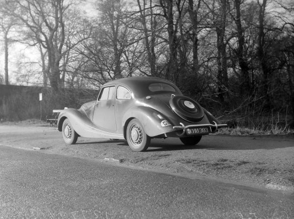 Bristol 400 1948 Advertising Motor Show Car Old Photo 1