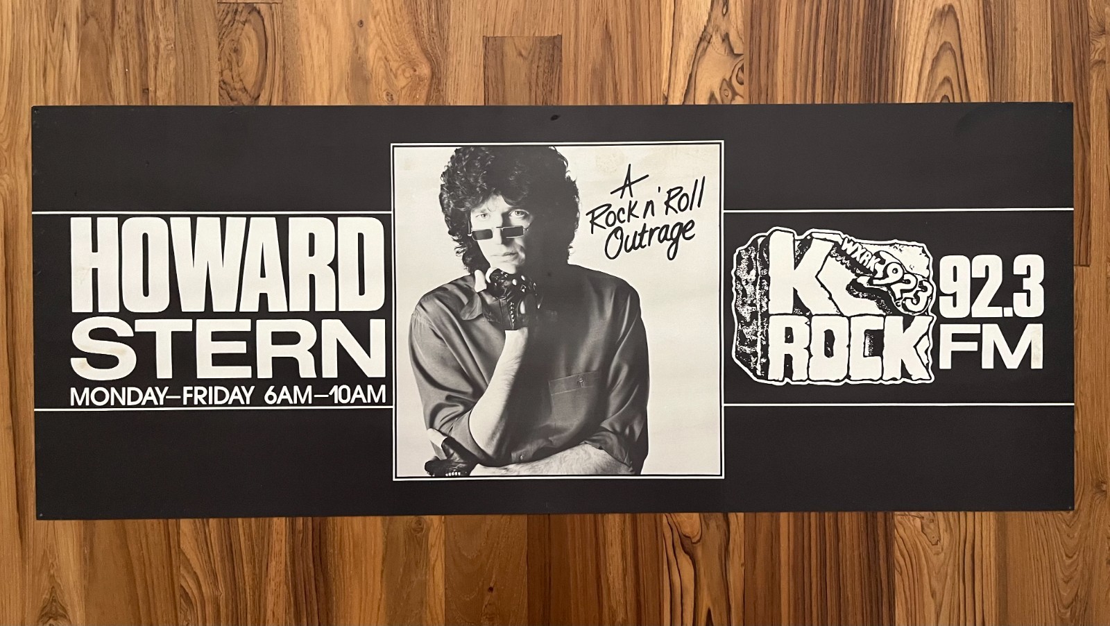 Howard Stern NYC Subway Poster - 1985 - EXTREMELY RARE - 28