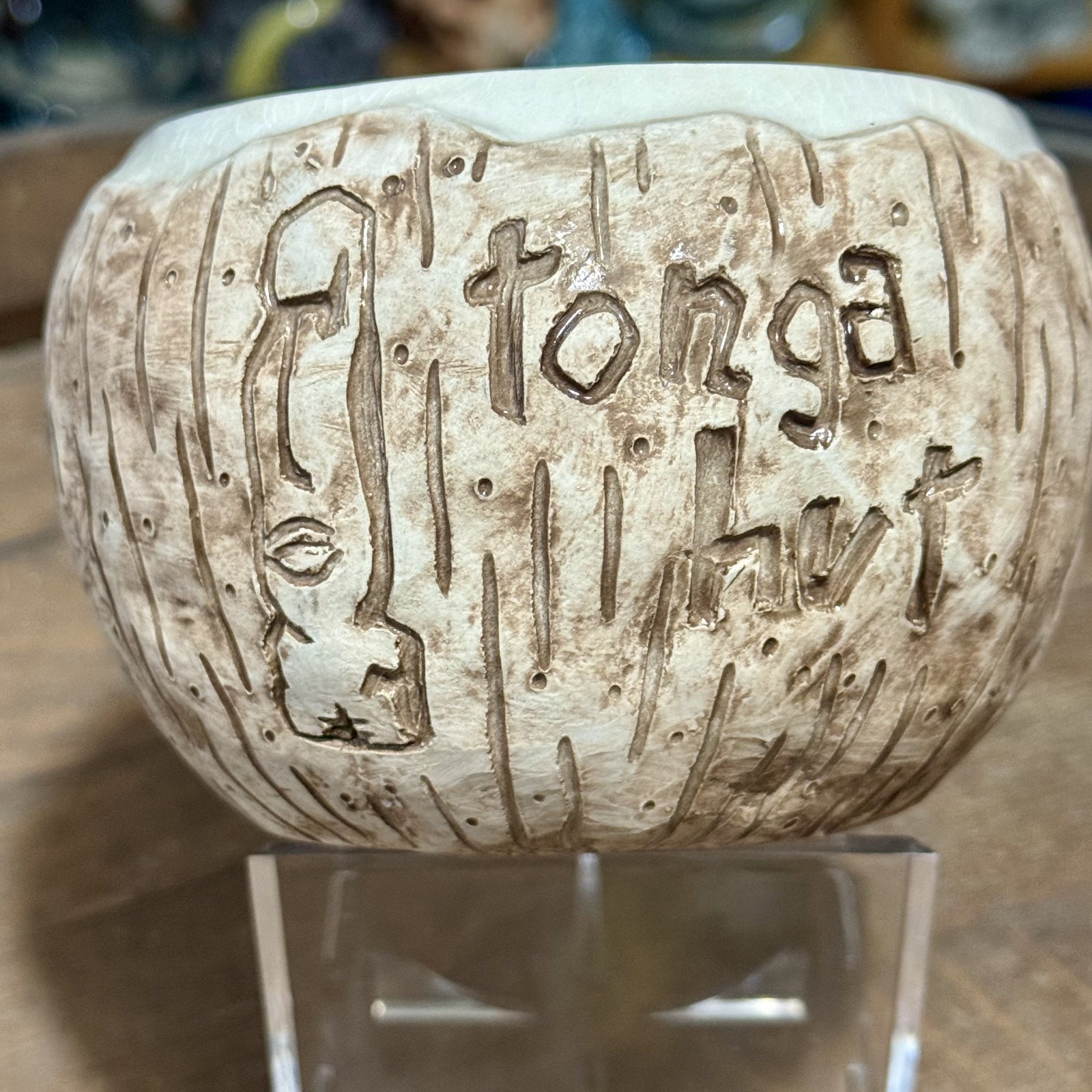 Tonga Hut 2012 Coconut Tiki Mug Eric October Only 50 Made Palm Springs Hollywood