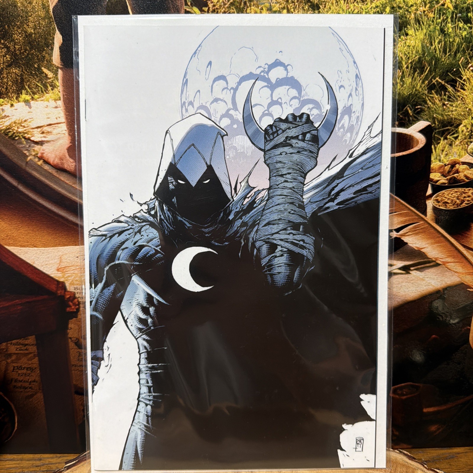 MOON KNIGHT FIST OF KHONSHU 1 1:100 VIRGIN VARIANT NM INCENTIVE RATIO RI 2024