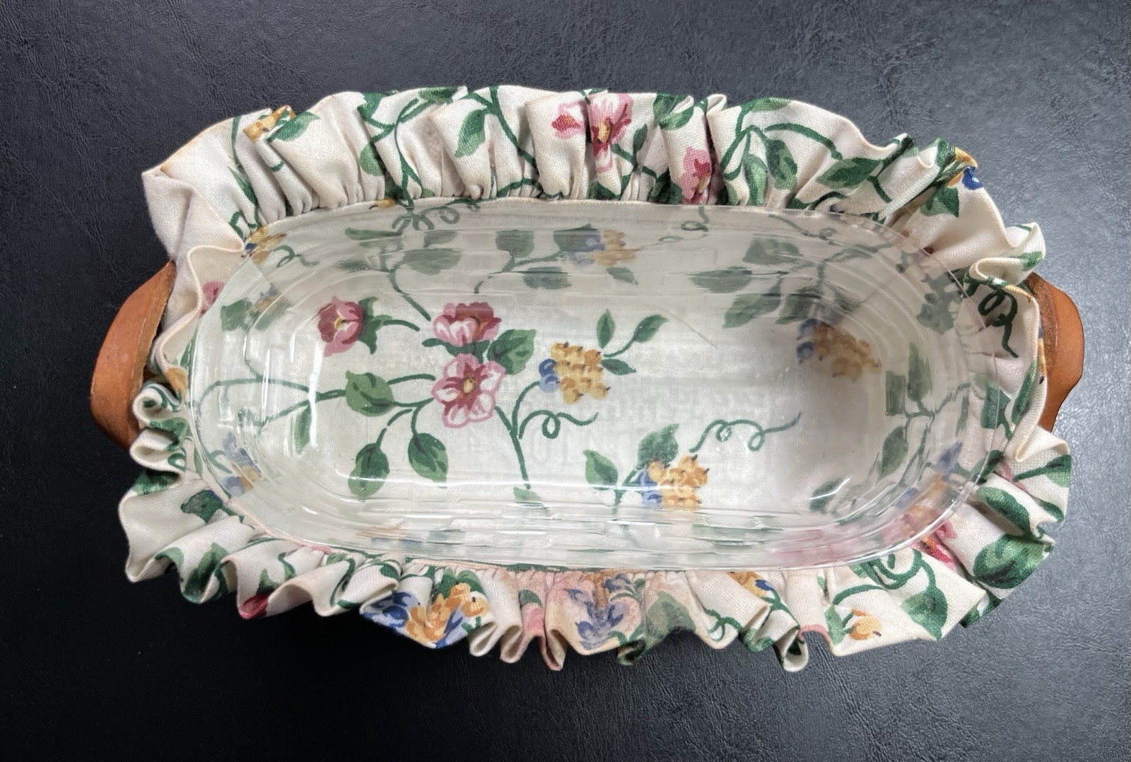 Vintage Longaberger Handwoven 1998 Basket- Signed 7.75 L x 4