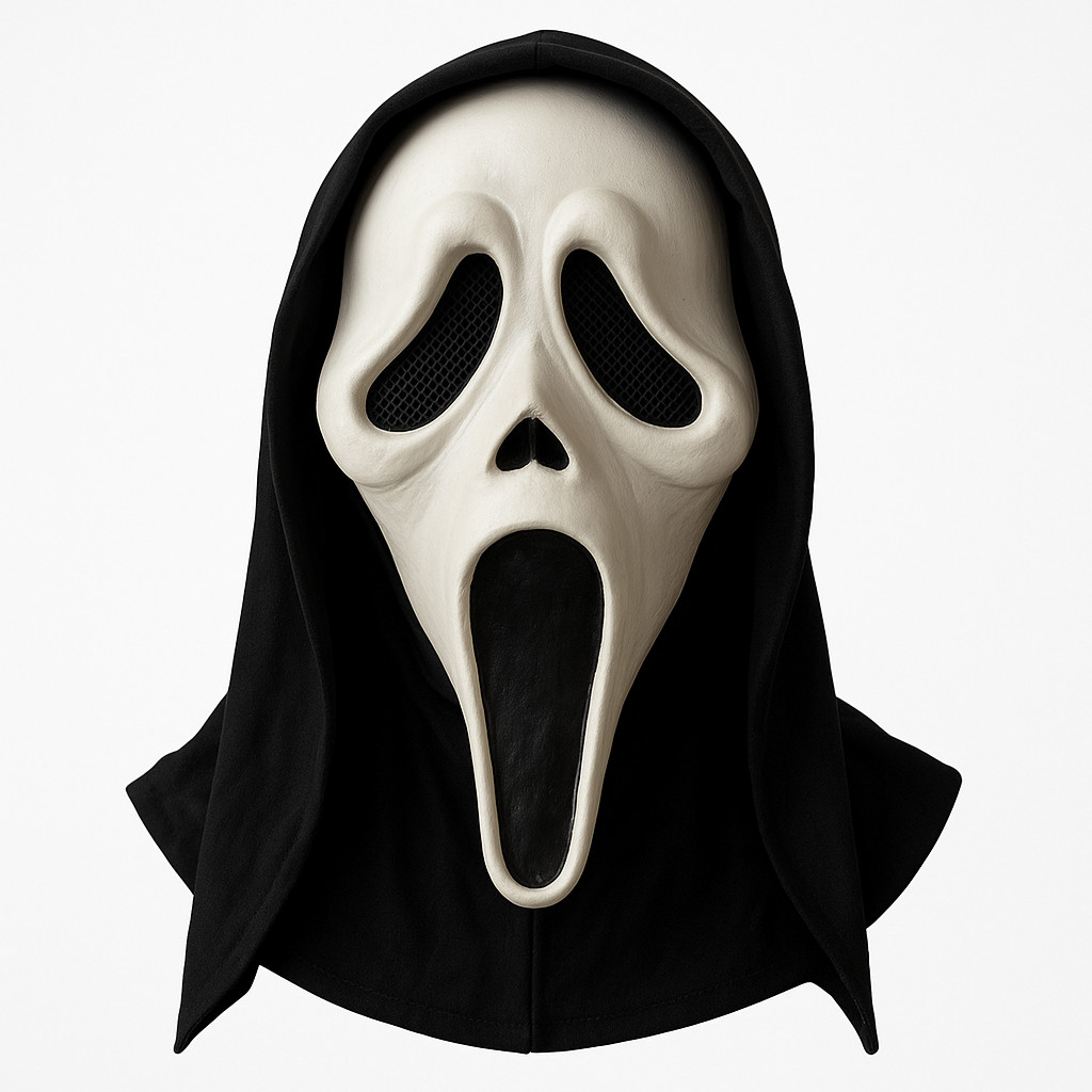 Scream Ghost Face Mask Halloween Horror Latex Mask Screamer Ghostface Masks