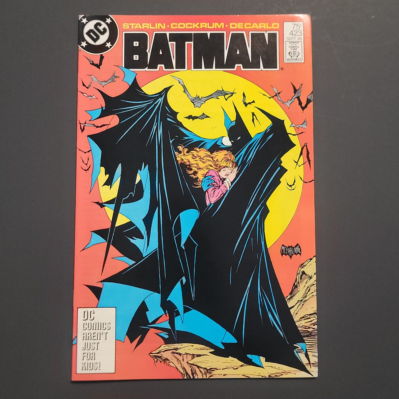 DC Batman #423 (1988) Todd McFarlane Iconic Cover Art 3rd Print Copper Age