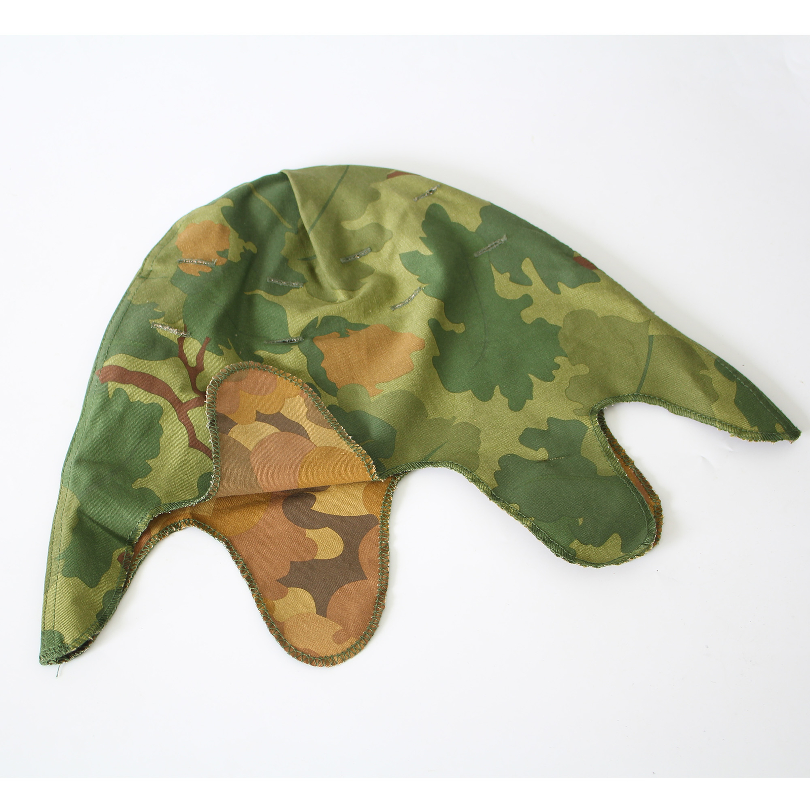 VIETNAM WAR USMC MITCHELL HELMET COVER MARINE CAMOUFLAGE REVERSIBLE