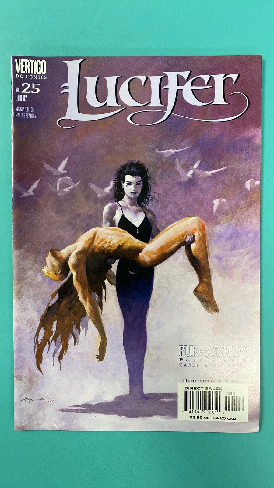 LUCIFER # 25 Comic ~ 2002 ~ VERTIGO/DC ~ SANDMAN DEATH of the ENDLESS