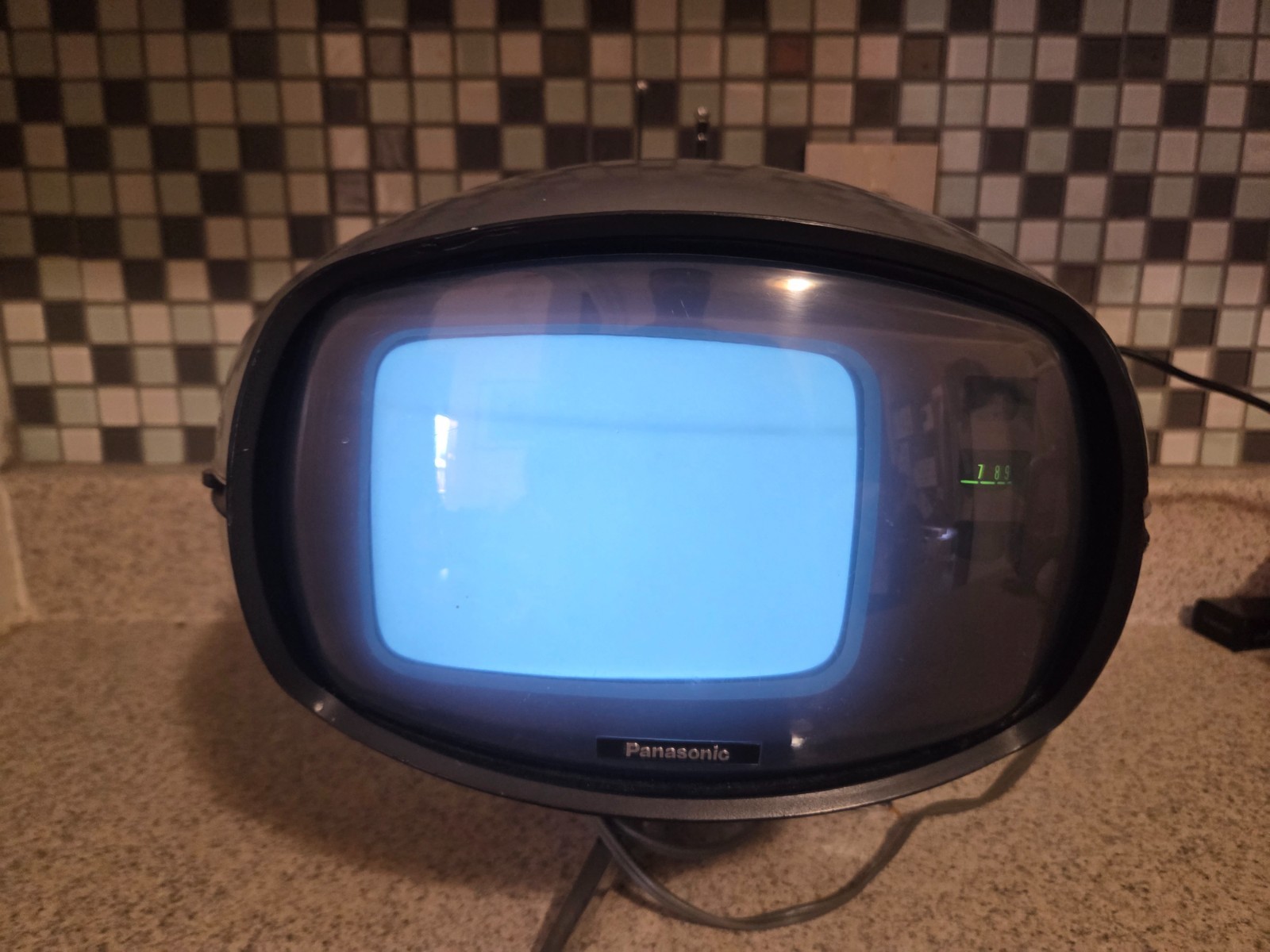 Vintage Panasonic TR-005C Orbitel UFO TV 1960s Space Age Retro Television
