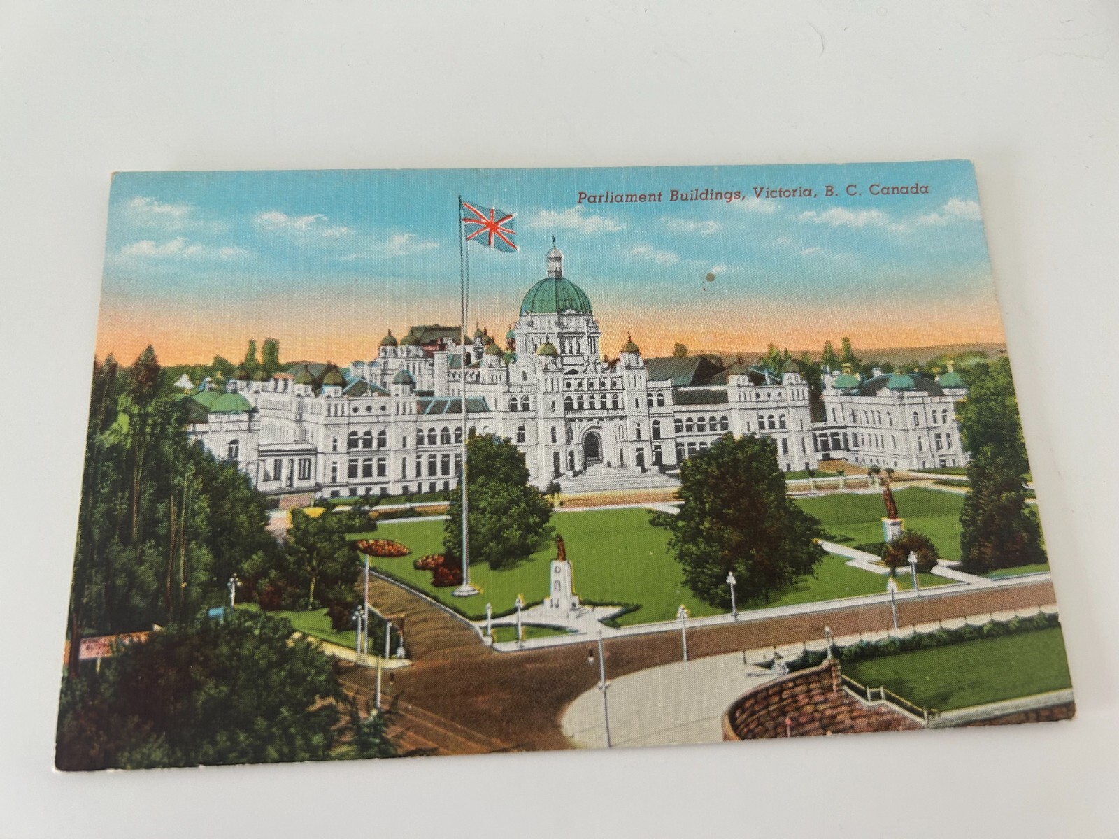 Parliament Buildings Victoria BC Canada Postcard