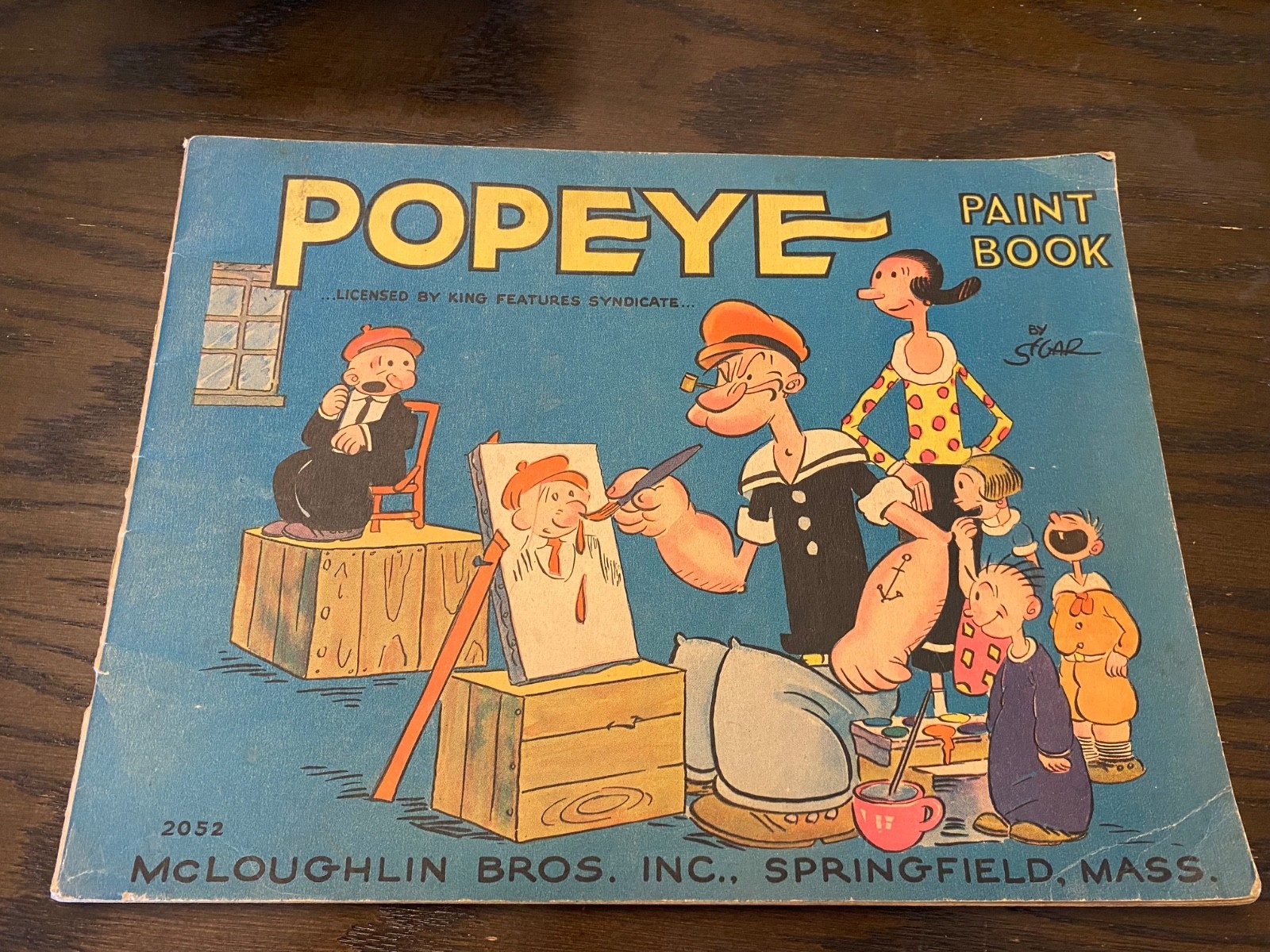 1932 Popeye Paint Book