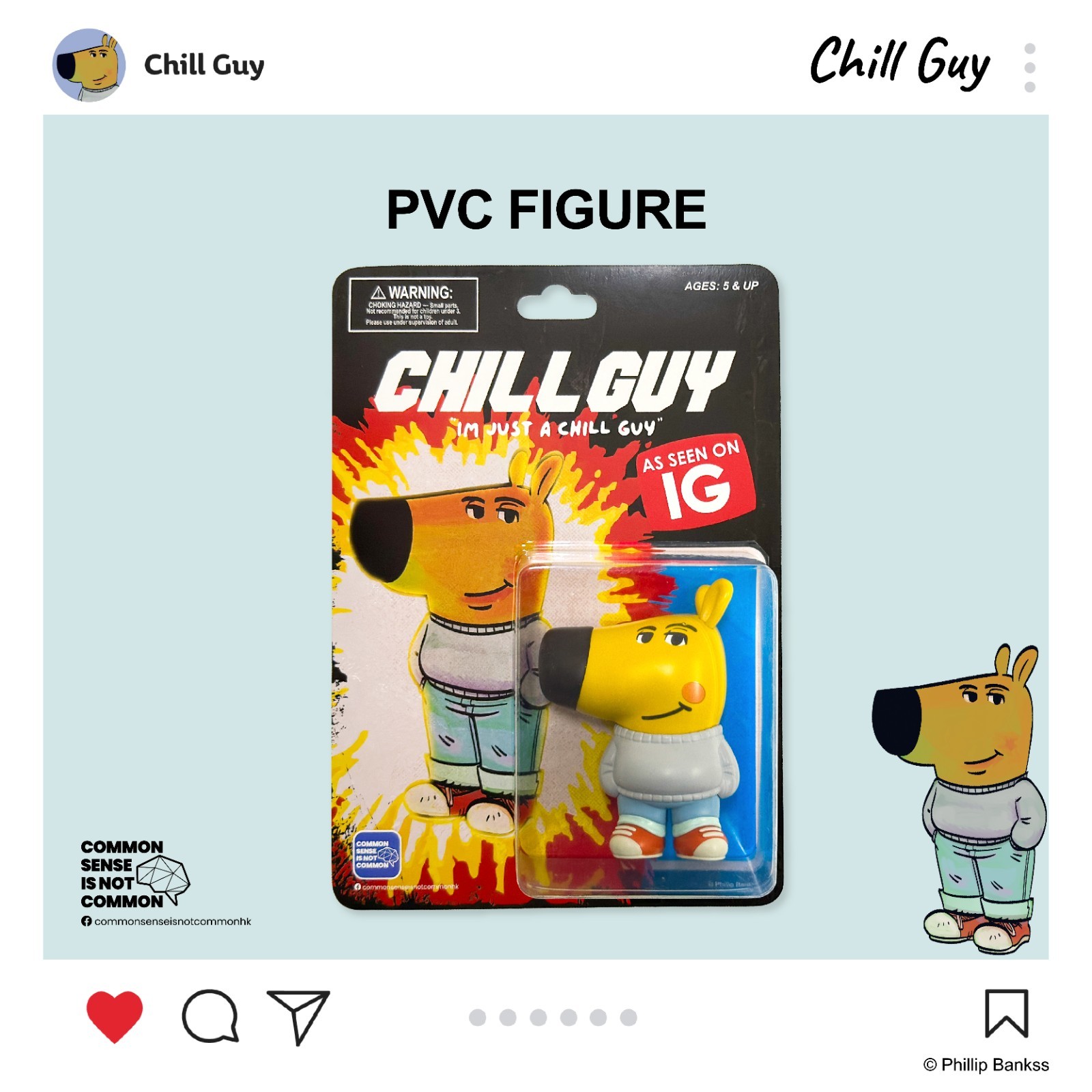 Chill Guy official licensed PVC figure 8cm brand new in box