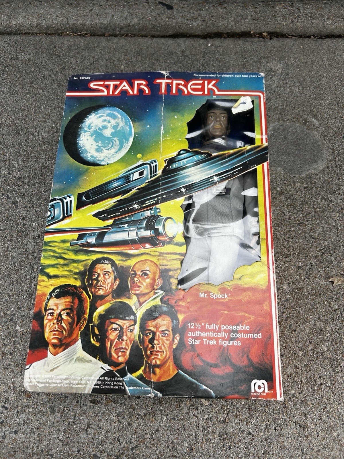 Mego Corp Star Trek Mr. Spock 12 1/2 Poseable Action Figure Boxed Vintage