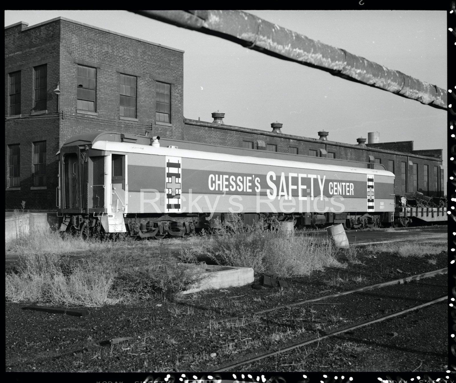 Original Negative C&O CSC-1 Safety Center Richmond VA 1973 Chesapeake Ohio