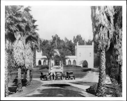 Residence of developer Leslie C. Brand in Glendale 1915 California Old Photo
