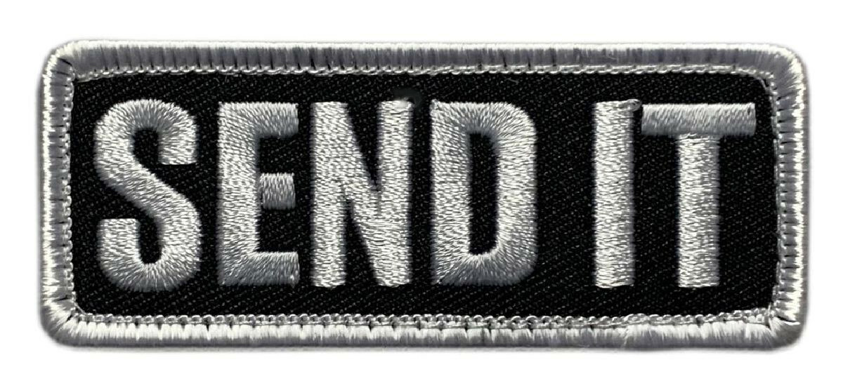 Send It Military Combat Sniper Patch [Hook Fastener-3.0 X 1.25 -SP-5]