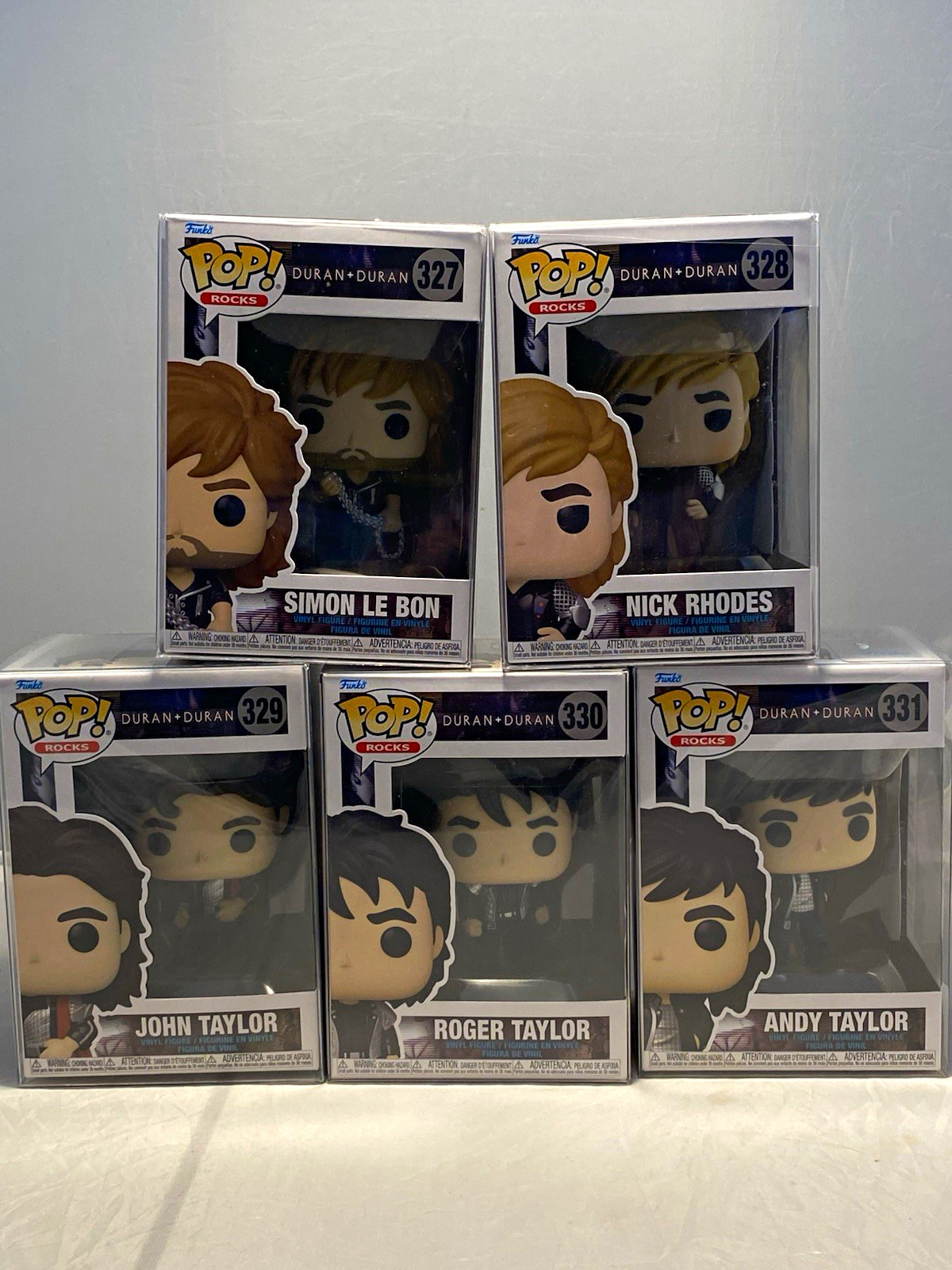 Funko Pop Rocks Duran Duran 5-Pack Set #327-331 Vinyl Figures