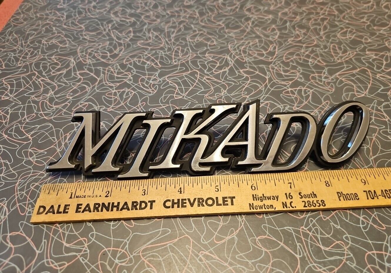 Chevrolet LUV Mikado Emblem Badge Nameplate OEM 1970\'s – 1980\'s?
